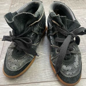 Isabel Marant Bobby low wedge sneakers currently on far fetch for $620
